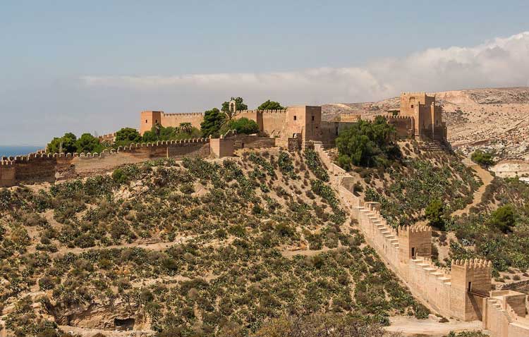 Alcazaba Almeria Andalusië