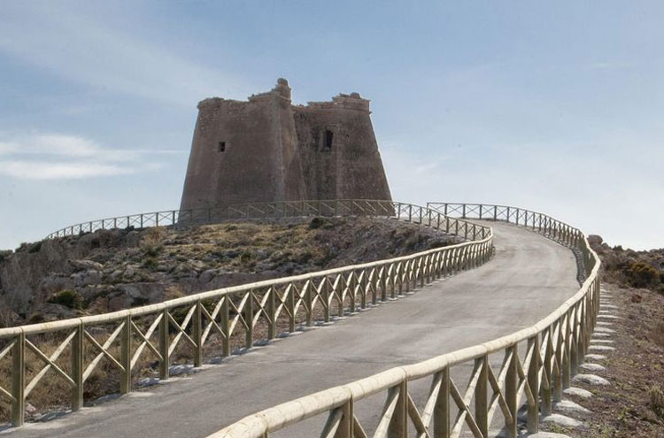Mesa Roldan in Cabo de Gata provincie Almeria